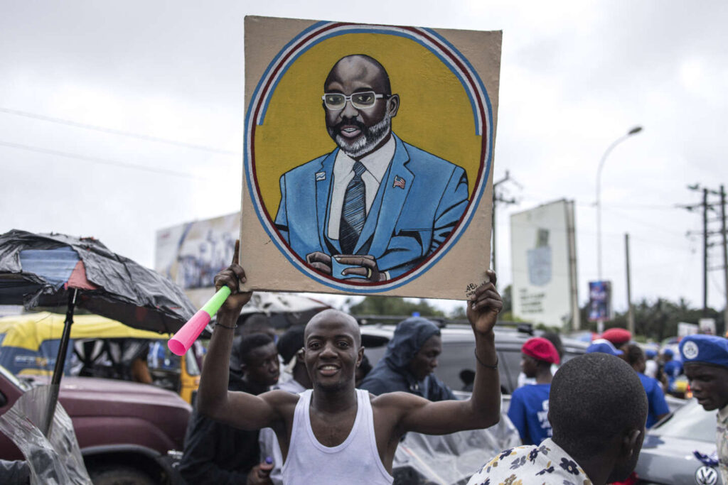 Au Liberia, le président George Weah à la conquête d’un second mandat