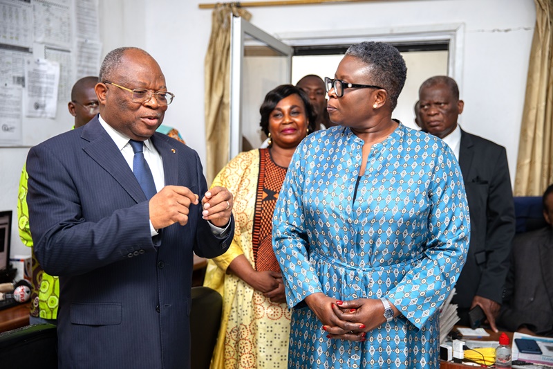 Communication et média : Mme Yawa Kouigan prend langue avec la HAAC