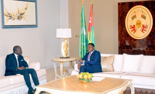 Le nouveau Secrétaire exécutif du Conseil de l’Entente, M. Wautabouna Ouattara reçu par le chef de l’Etat – Togo-Presse