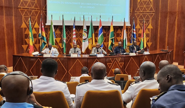 Les chefs d'état-major de la marine de la CEDEAO en conclave à Lomé