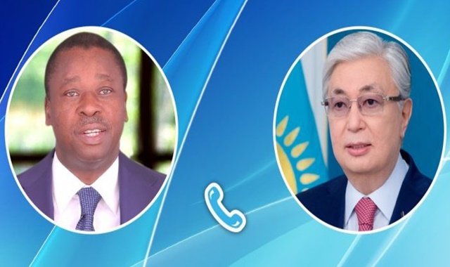 Diplomatie : Echanges téléphoniques entre Faure Gnassingbé et son homologue du Kazakhstan Kassym-Jomart Tokayev