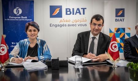 Tunisie : la BIAT signe un accord de garantie de 50 millions $ avec la BERD pour soutenir des sociétés d’import-export