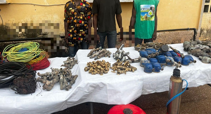 Togo : La Police interpelle 03 individus pour vol et recel de compteurs de la TdE