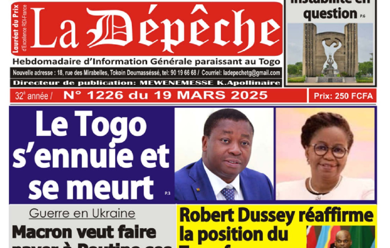 Togo- Média: Nouvelle suspension du journal "La Dépêche" par la HAAC pour trois mois -