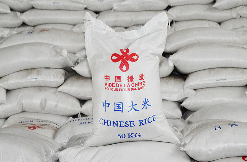 Un don de 1741 tonnes de riz de la Chine au Togo